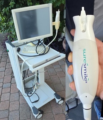 SureSmile OraMetrix 3D Scanner Station w/ Elo Screen Cart Handpiece Module Pedal