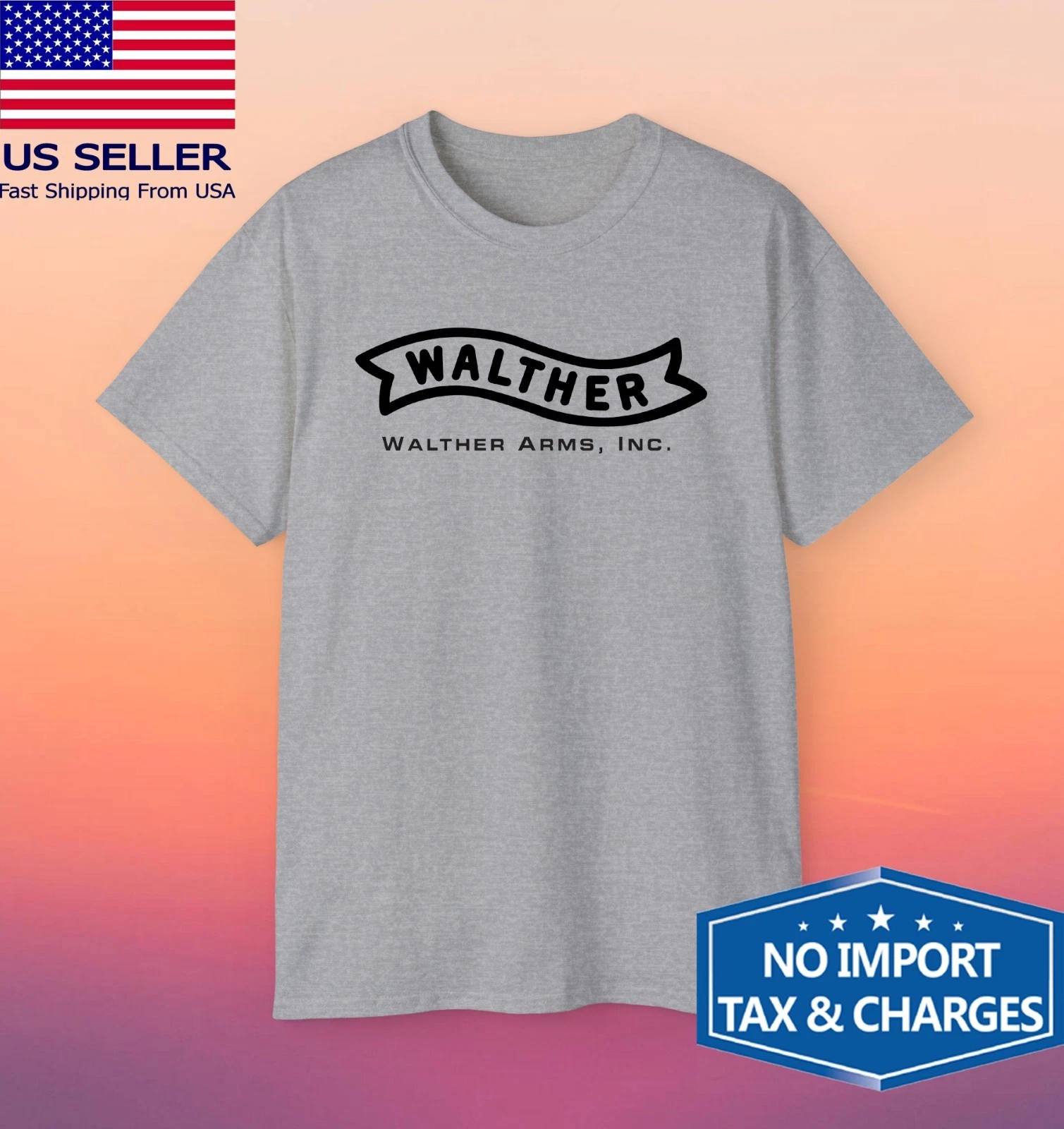 Walther Arms Firearms Men's Grey Size S-5XL
Opens in a new window or tab