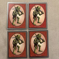 Magic the Gathering - Unglued Lot- 4x Goblin Token- Very Good Condition