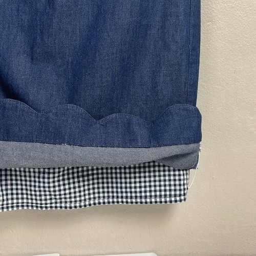 Vineyard Vines blau Chambray Jakobsmuschelbesatz kurzes Kleid neu mit Etikett Größe 0 - Bild 8 von 13