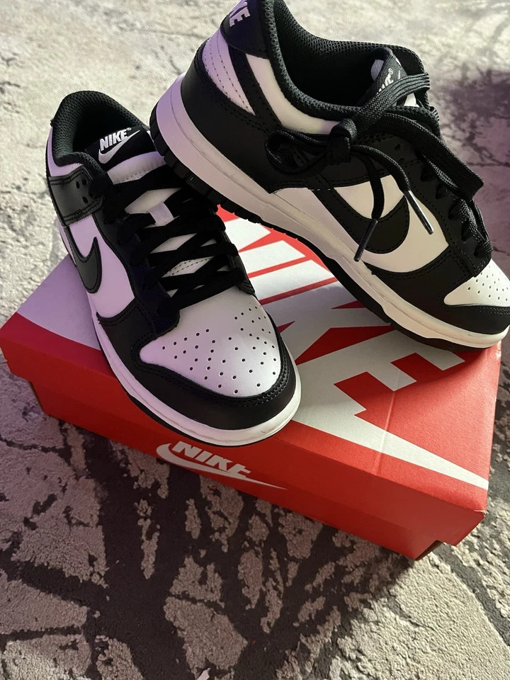 Nike Dunk Low Retro WOMEN'S 8.5 White Black Panda DD1503-101 Sneakers Shoes - Image 3 of 4