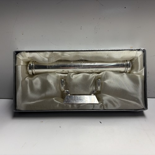 Birth Certificate Holder with Stand Silver Plated. Elegance Silver