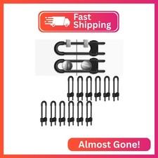Baby Proofing Cabinets,Cabinet Locks for Babies,12 Pack U-Shaped Child Locks for