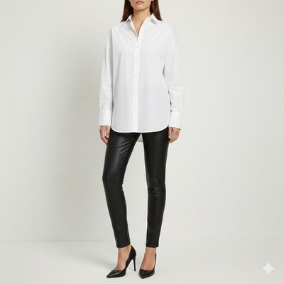 MOHITO faux Leather Curvy Leggins. European XL With Side Zipper