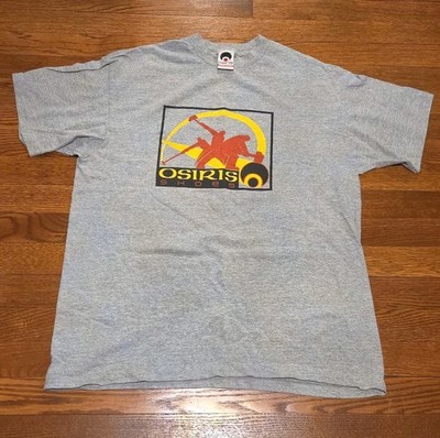 Vintage 90s Osiris Shoes Skate Shirt XL Chocolate Zoo York Hook Ups Rare
