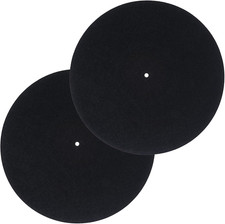 2Pcs Record Player Slip Mat,Felt Slipmats for Vinyl Turntable,Record Player M...