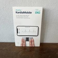 AliveCor AC-009 KardiaMobile Wireless Personal EKG Monitor Black  NEW
