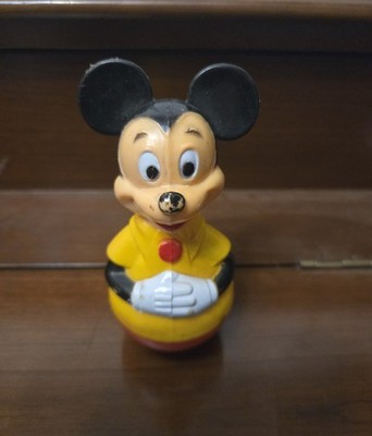 Disney Mickey Mouse 1975 Vintage Horse Roly Poly Wobble Toy