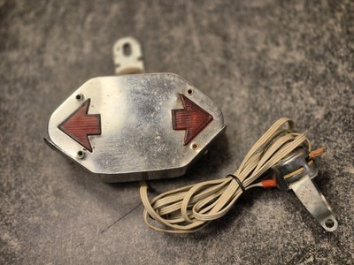 Vtg Alta Bi-Directional Bicycle Light W/Hardware R&L Arrow Signals Tested Workin