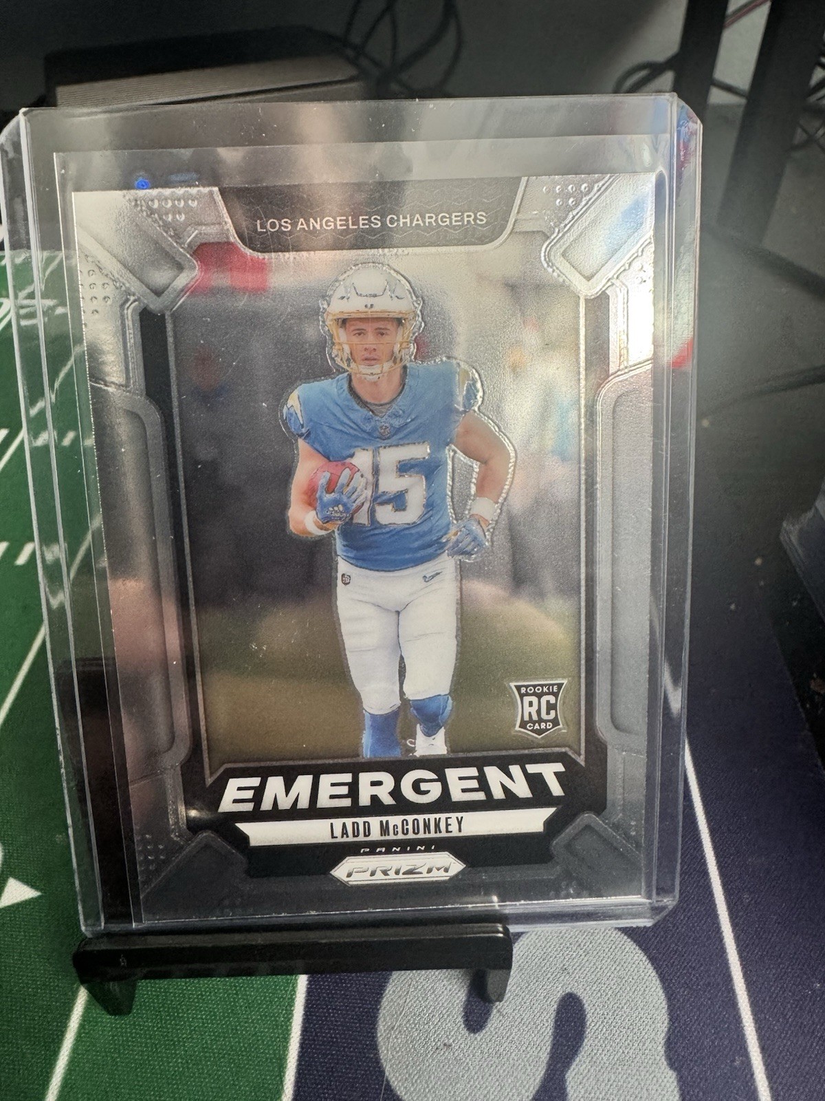 2024 Prizm Ladd McConkey Rookie Card #13 EMERGENT Chargers