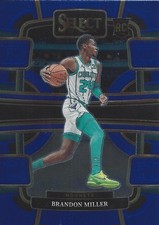 Brandon Miller 2023-24 Panini Select Blue Rookie Card