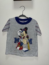 Vintage Mickey  s Stuff For Kids Mickey Mouse Baseball T Shirt