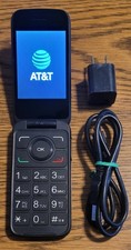 Alcatel SmartFlip 4052R - Gray and Black  AT T  4G VoLTE Flip Phone - Bundled