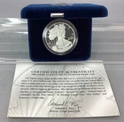 2008 W Proof Silver Eagle - Box & CoA