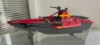 VINTAGE 1985 HASBRO GI JOE COBRA HYDROFOIL BOAT VEHICLE NICE INCOMPLETE