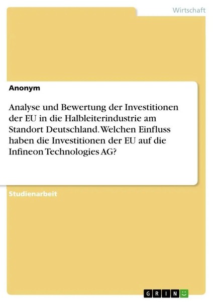 Anonymous | Analyse Und Bewertung Der Investitionen Der EU In Die...-image
