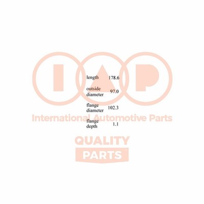 Cylinder rod kit 103-09017 IAP QUALITY PARTS for VW Opel Alfa Romeo Isuzu