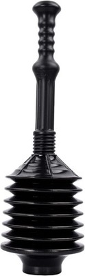 JS Jackson Supplies Professional Bellows Accordion Toilet Plunger, High Press...