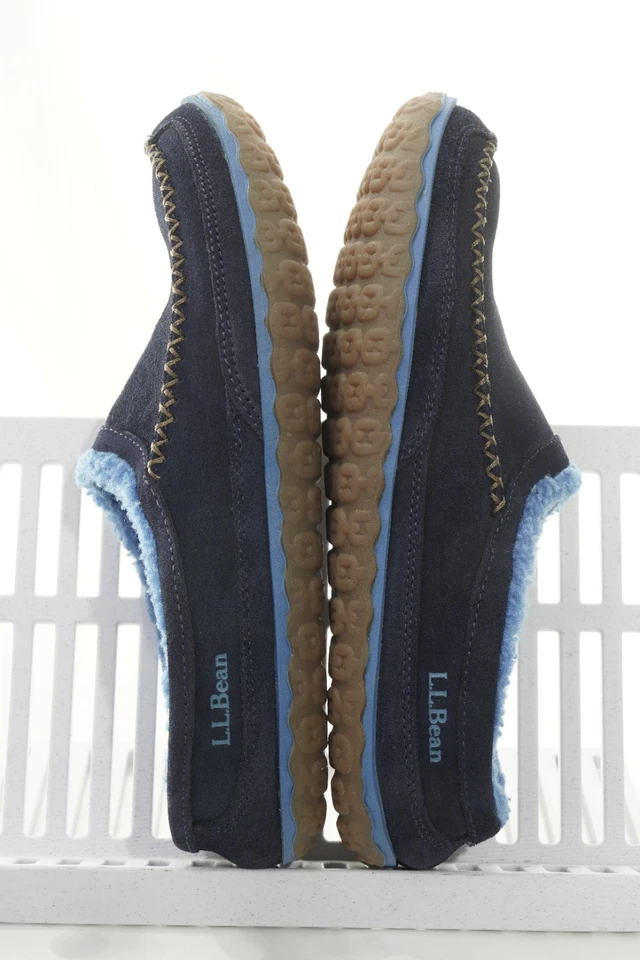 Zapatillas de invierno LL Bean Mountain mocasín rasguño para hombre talla 8 zapatos medianos Foto 4 de 4