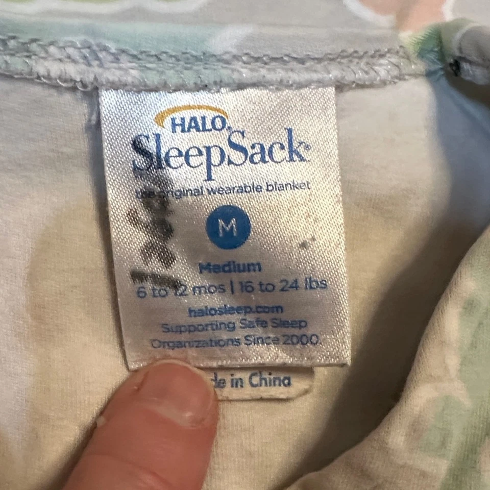 Мешки для сна детские Halo - пастельные и серые узоры - Изображение 3 из 4