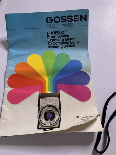 Medidor de luz Gossen Exposure Profisix vintage - Imagen 8 de 13
