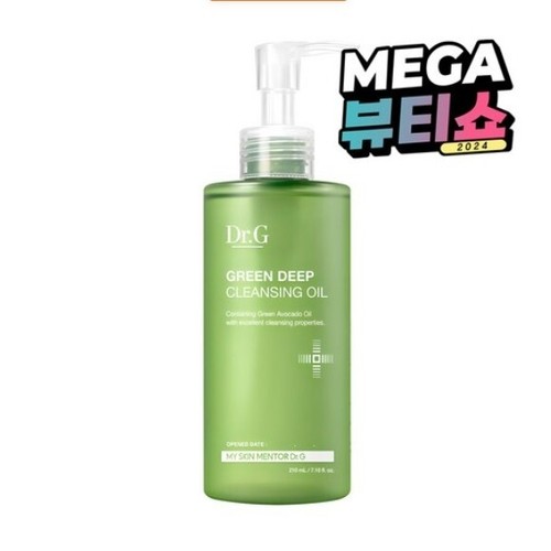 Aceite de limpieza profunda Dr.G Green 210 ml (7,10 oz) x 2 piezas de limpieza facial - Imagen 2 de 9