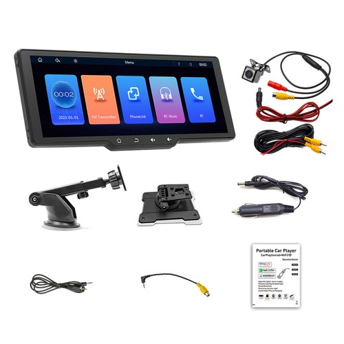 10.26" Portable Apple Car Play & Android Auto Touch Screen 2.5K Car Stereo Radio - Picture 5 of 18