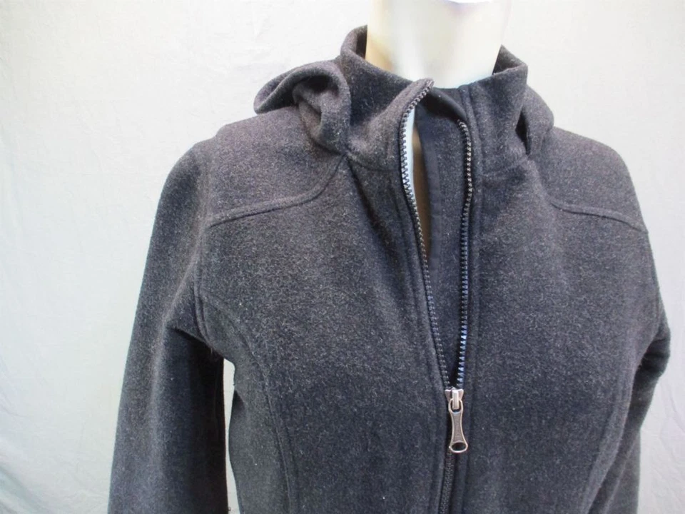 Chaqueta con Capucha Marmot Talla S Para Mujer Gris Mezcla de Lana Manga Larga Cremallera Completa 7Y689 Foto 2 de 4