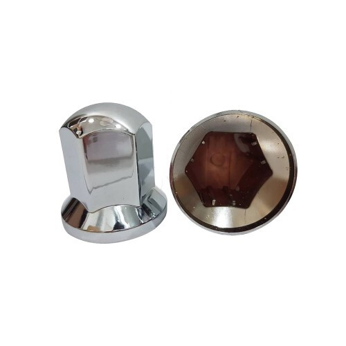 #25x 33mm Chrom Plastik Radmutterbolzen Kappen für Iveco Scania Mann Volvo Ford - Bild 2 von 2
