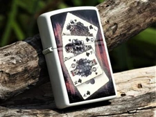 Zippo Lighter - American Hardcore - Poker Set - Skulls - Rare - Model: 21205