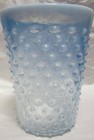4 Signed Czech Hobnail  Pieces, 3 Opalescent, 1 Clear, 2 Vases 1 Bowl, 1 Pitcher — photo 10