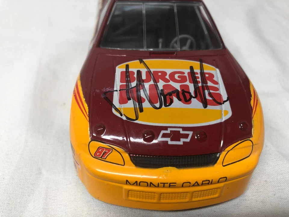 Firmado 1996 Revell Nascar Joe Nemechek #87 Burger King Monte Carlo 1:24 Suelto N20 Foto 2 de 4