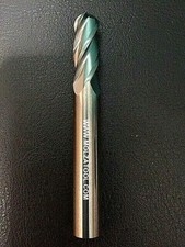 CARBIDE BALL NOSE END MILL 3/8" DIAMETER 1" LOC 4 FLUTE 2.5" OAL 30 DEG HELIX US