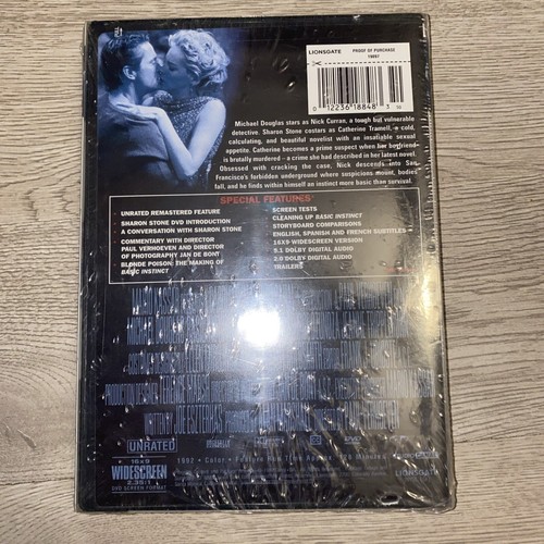 NEW Basic Instinct DVD Unrated Director's Cut Ultimate Edition Sharon Stone - Picture 6 of 15
