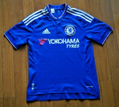 15's adidas × CHELSEA Home S/S Game SH Chelsea FC Home Football Soccer Jersey Adidas Youth Sz XL