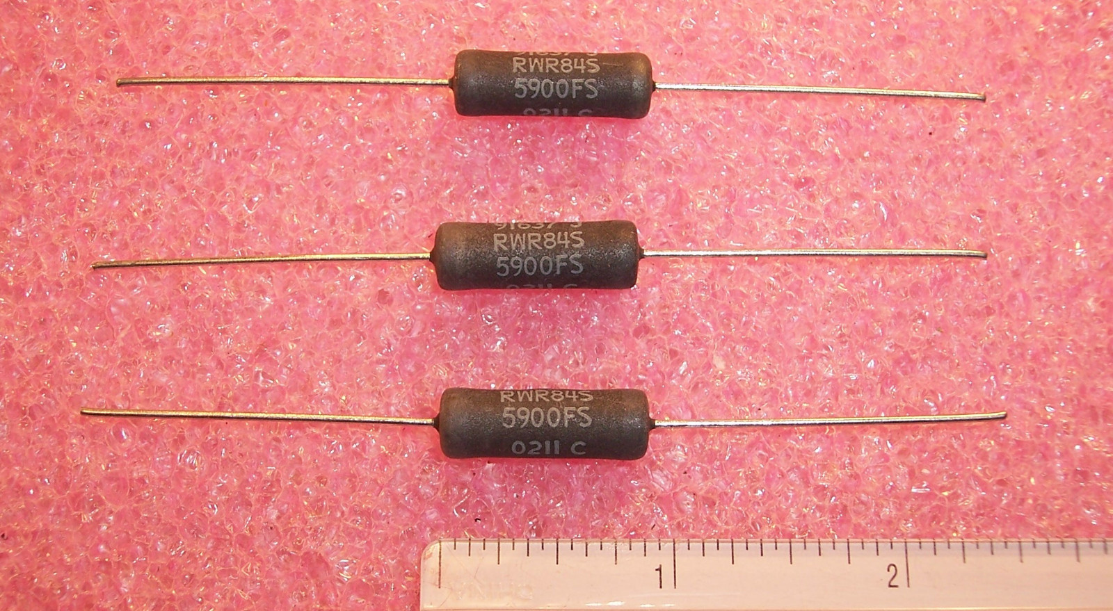 QTY (10) 590 Ohm 7W 1% MIL-SPEC POWER WIREWOUND RESISTORS RWR84S5900FS ...