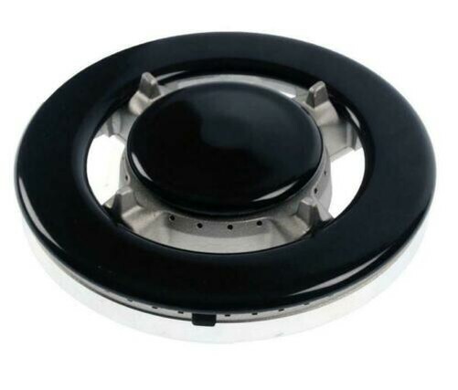 Universal Hornillo Gas Wok Quemador Llama Tapa & Corona Negro 130mm Universal Hornillo Gas Wok Quemador Llama Tapa & Corona Negro 130mm
