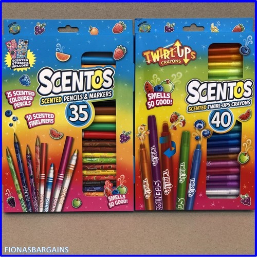 Scentos duftende Färbung 2er-Pack - 40 wirbelbare Bleistifte, 25 Stifte & 10 Fineliner - Bild 6 von 6