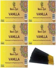 WHOLESALE-Incense Sticks-VANILLA x 500-Indian Joss -5 packs x 100