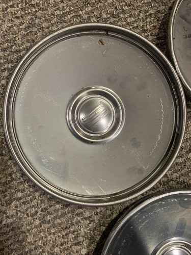 FIAT vintage HUB CAPS set of four RARE NOS - Picture 7 of 10
