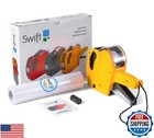 Swift Price Gun Kit with 5000 Labels and Spare Ink M8-22 Yellow