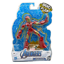 Hasbro Bend and Flex Marvel Avengers Iron Man Action-Figur 15cm Rot Sammel Tony