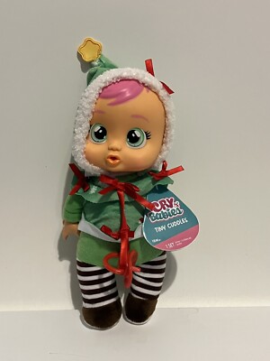 Cry Babies Tiny Cuddles CHRISTMAS TREE 9 inch Baby Doll NEW