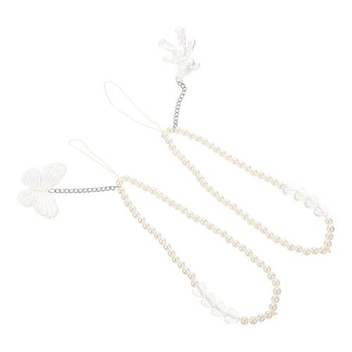 2 szt. Chic Wisząca dekoracja Telefon Wiszący pasek na nadgarstek Anti-lost Phone Chain - Zdjęcie 2 z 12