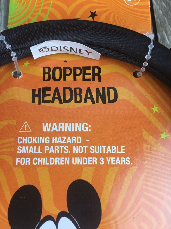 Disney Halloween Mickey Mouse Headband Springy Wiggle Bopper eBay