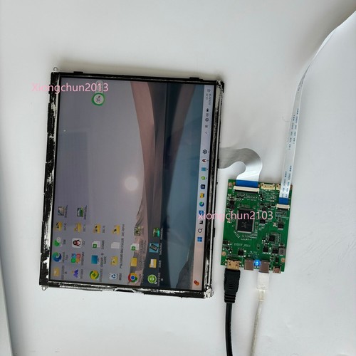 9.7 panel 2048X1536 with 2 type-C  mini HDMI board for Ipad 3 Ipad 4 Screen diy - Picture 1 of 9