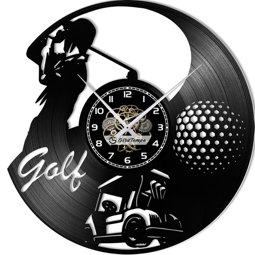 Orologio in Vinile da Parete a tema Golf sport Idea Regalo Originale - Foto 5 di 7