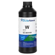 InkTec UV DTF White Ink for Epson Printheads, 1 liter bottle