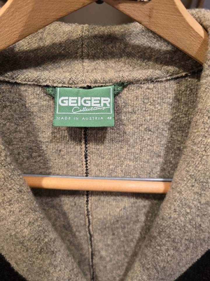 Chaqueta de lana pura para mujer GEIGER Tyrol Austria talla 42 Foto 4 de 4