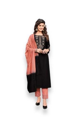Traditional Naylon Viscose Salwar Kameez-Ethnic Wear for Women - Bild 5 von 11